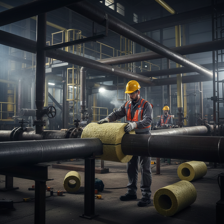 Premium Pipe Insulation Water-Repellent Fire-Resistant | High-Quality Stone Wool - Outer Diameter 558 to 1016mm