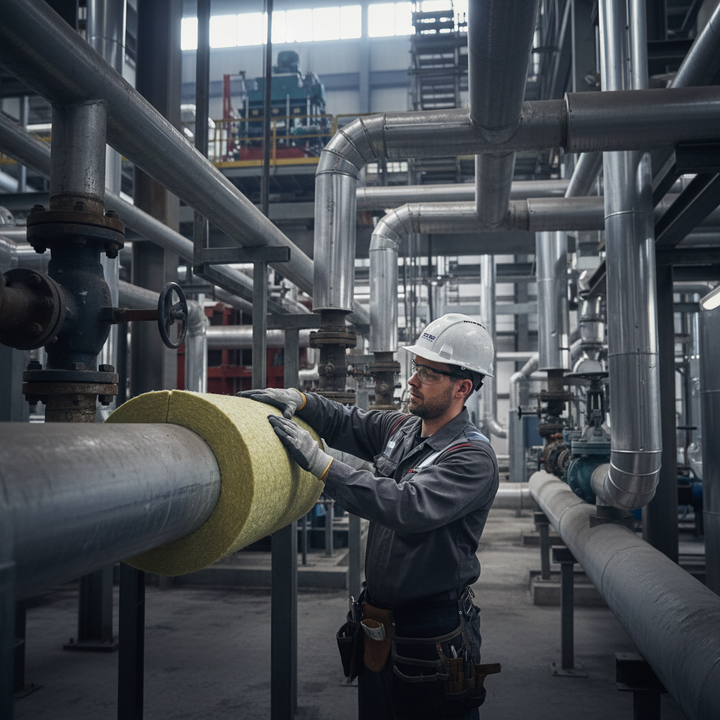 Premium Pipe Insulation Fire-Resistant Water-Repellent | High-Quality Stone Wool - Outer Diameter 194 to 508mm