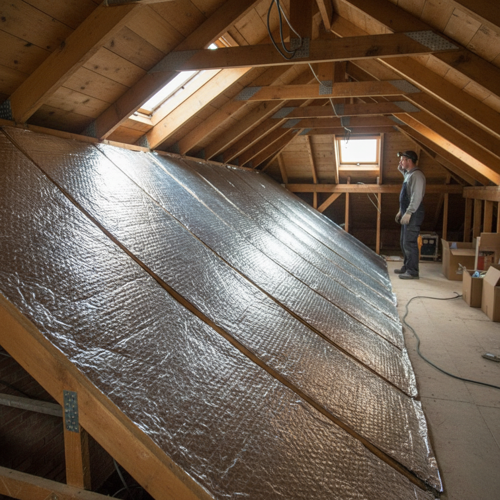 Premium Double Bubble Reflective Insulation Membrane for Optimal Thermal & Vapour Control