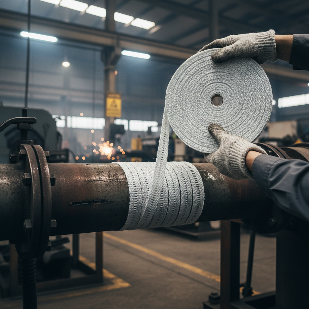 Premium High-Performance Glass Webbing Tape for High-Temperature Insulation and Flanged Joint Sealing