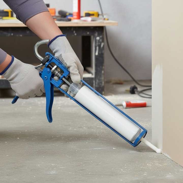 Premium Heavy Duty Caulking Gun for Sealants and Adhesives - Ergonomic Design with Smooth Flow and Universal Compatibility