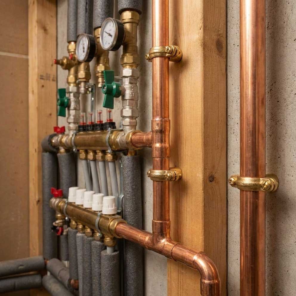 Premium Brass Munsen Rings for Copper Pipework - Durable, Corrosion Resistant, and Versatile Support Solution