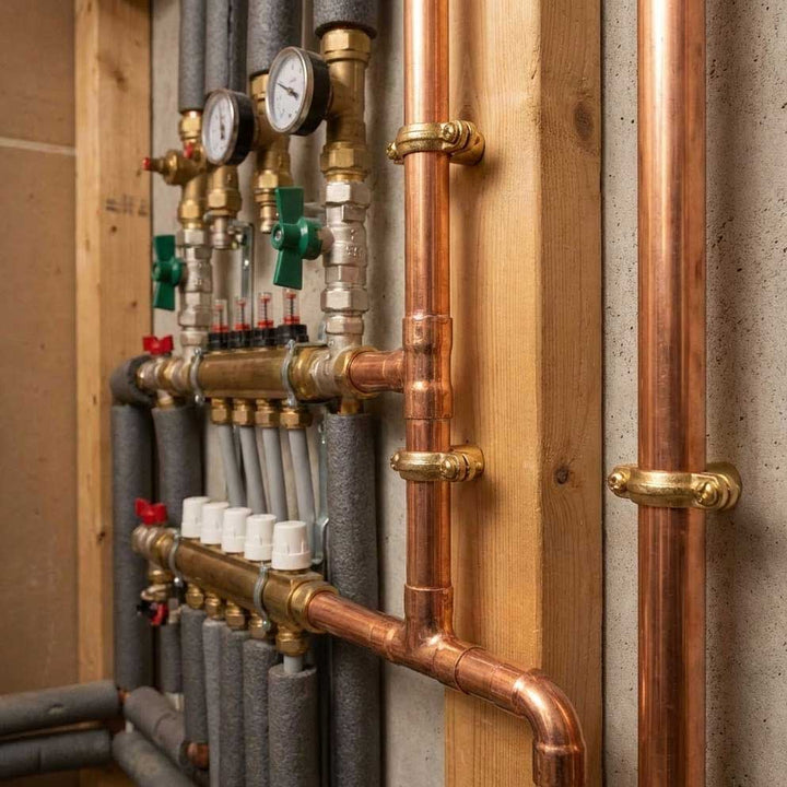 Premium Brass Munsen Rings for Copper Pipework - Durable, Corrosion Resistant, and Versatile Support Solution