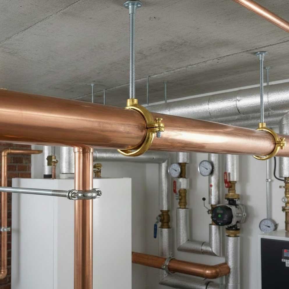 Premium Brass Munsen Rings for Copper Pipework - Durable, Corrosion Resistant, and Versatile Support Solution