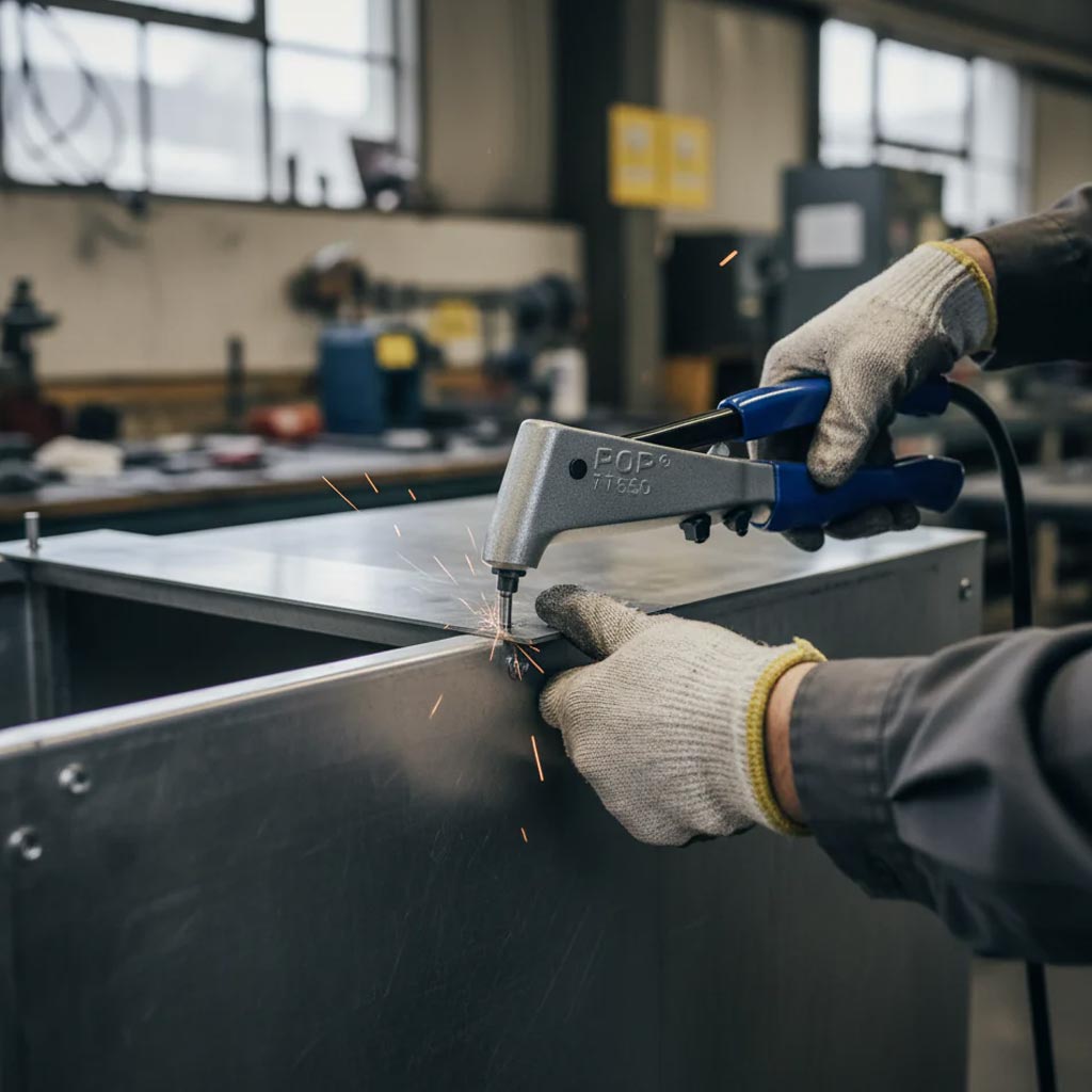 Premium High-Performance Rivet Pliers for Low Production and On-Site Use with Versatile Setting Capacity and One-Handed Operation