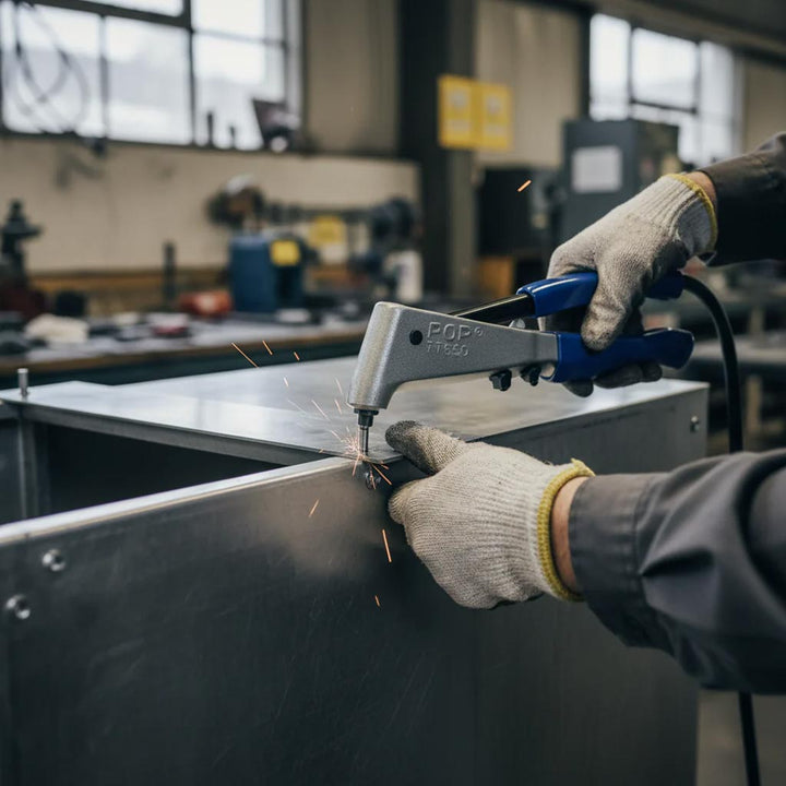 Premium High-Performance Rivet Pliers for Low Production and On-Site Use with Versatile Setting Capacity and One-Handed Operation