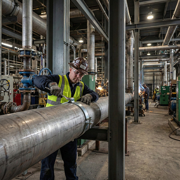 Premium Split Bands for Secure Pipe Fixing - Compatible with Steel, Copper, and Cast Iron Pipes up to 323mm Diameter