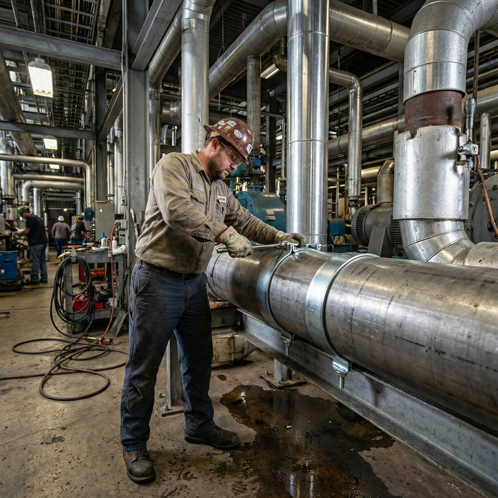 Premium Split Bands for Secure Pipe Fixing - Compatible with Steel, Copper, and Cast Iron Pipes up to 323mm Diameter