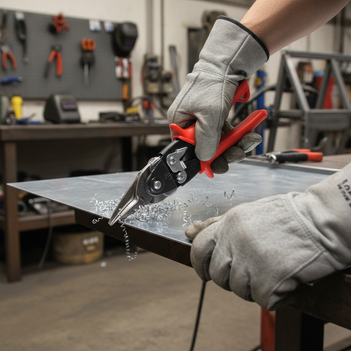 Premium High-Performance Aviation Snips for Precision Cutting with Durable Molybdenum Steel Blades and Ergonomic Grips