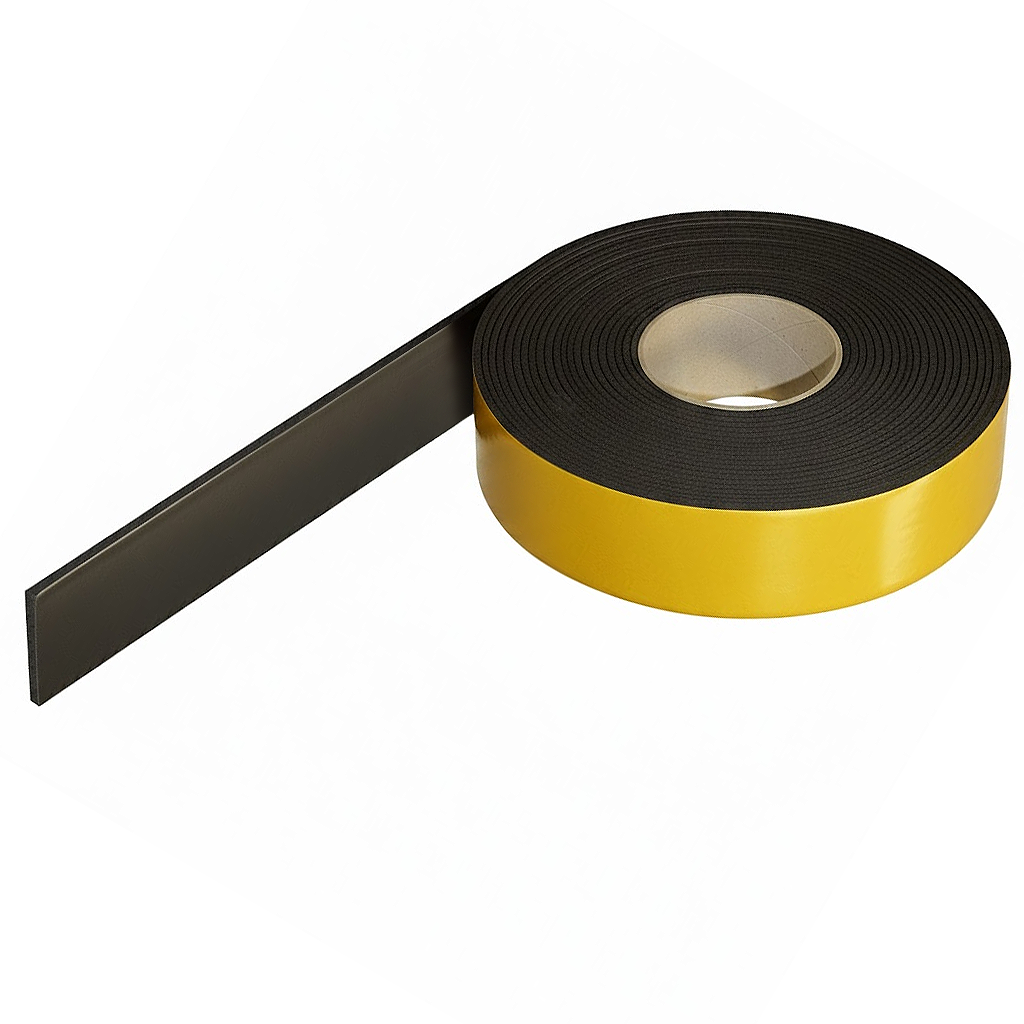 Premium Nitrile Insulation Adhesive Tape - Strong Vapour Barrier, Flexible, Self-Adhesive, Flame-Retardant for Thermal Control