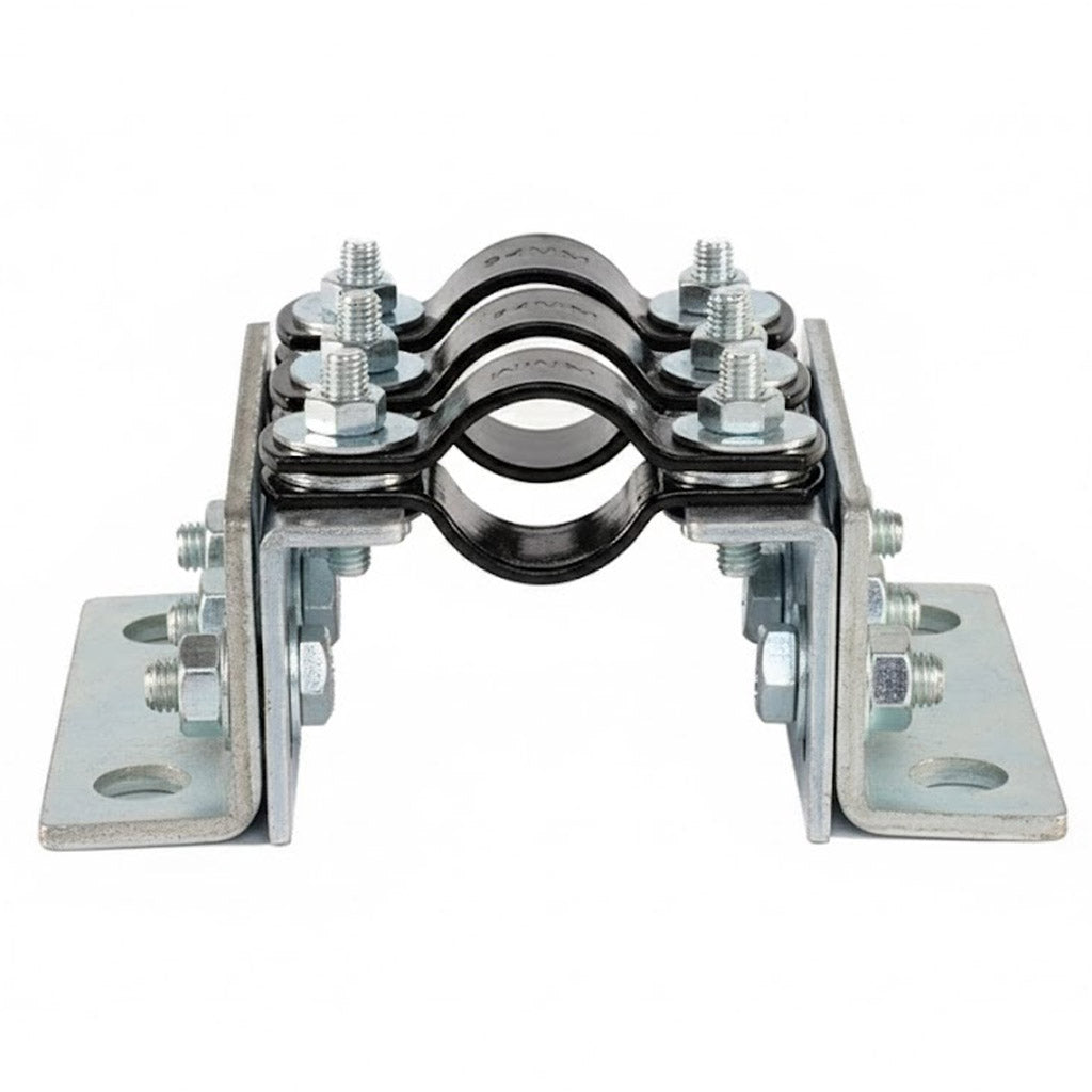 Premium Adjustable Pipe Anchors for Secure Fixing - Corrosion Resistant Mild Steel with BZP or Black Powder Coated Finish