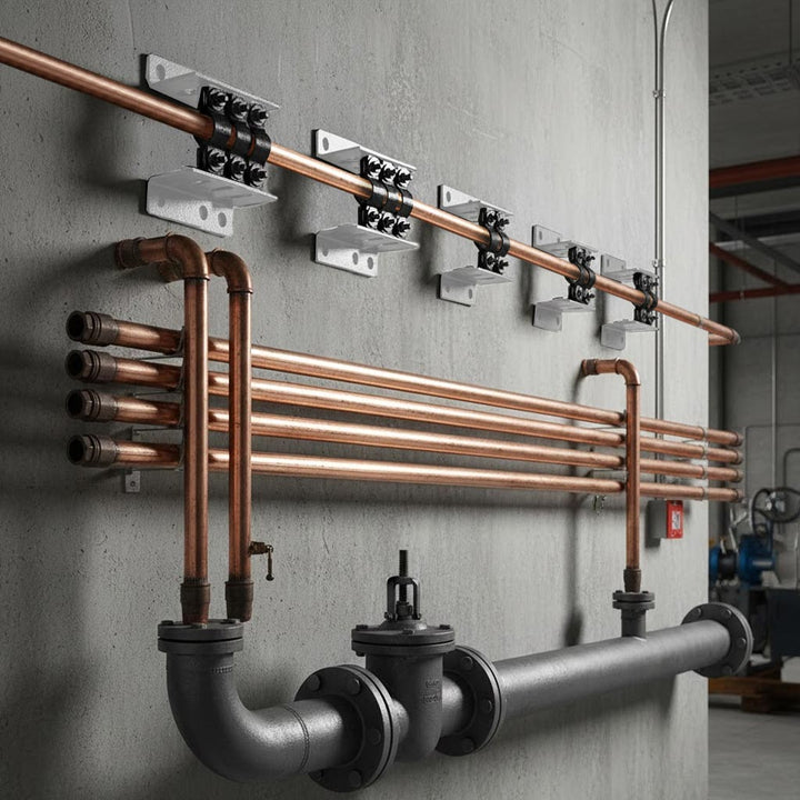 Premium Adjustable Pipe Anchors for Secure Fixing - Corrosion Resistant Mild Steel with BZP or Black Powder Coated Finish