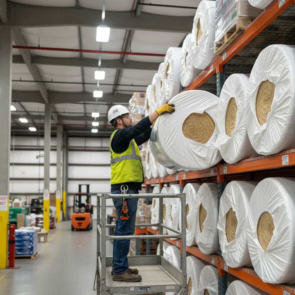 Premium Heavy Duty Glass Fibre Crimpwrap Insulation Mat for Superior Thermal and Acoustic Performance