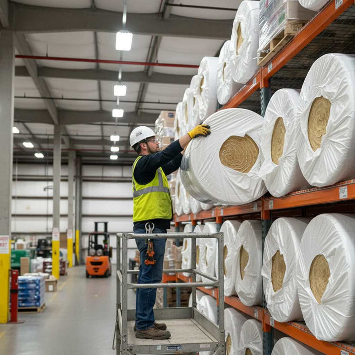 Premium Heavy Duty Glass Fibre Crimpwrap Insulation Mat for Superior Thermal and Acoustic Performance