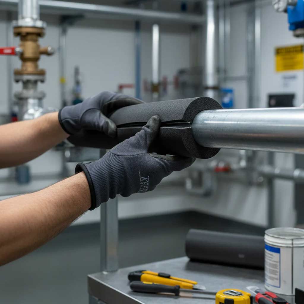 High-Performance Closed-Cell Flexible Rubber Insulation for Energy Efficiency and Condensation Control