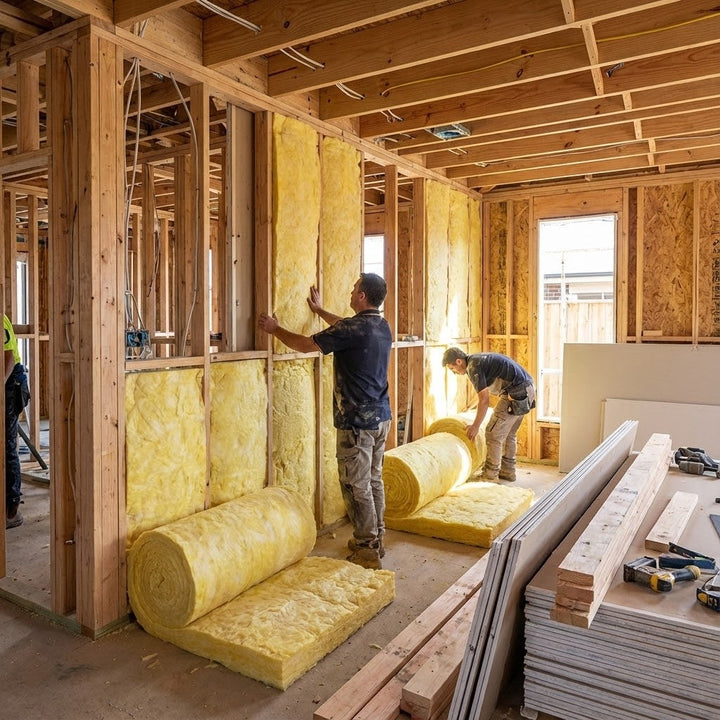 Premium Acoustic Partition Roll 18kg - 50mm Thick, 15.6m² Coverage for Superior Soundproofing and Thermal Insulation