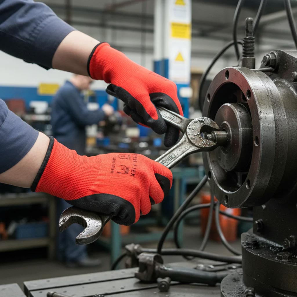 Premium High-Performance Gloves with Latex X-Dura Coating for Exceptional Dexterity and Grip in Wet and Dry Conditions