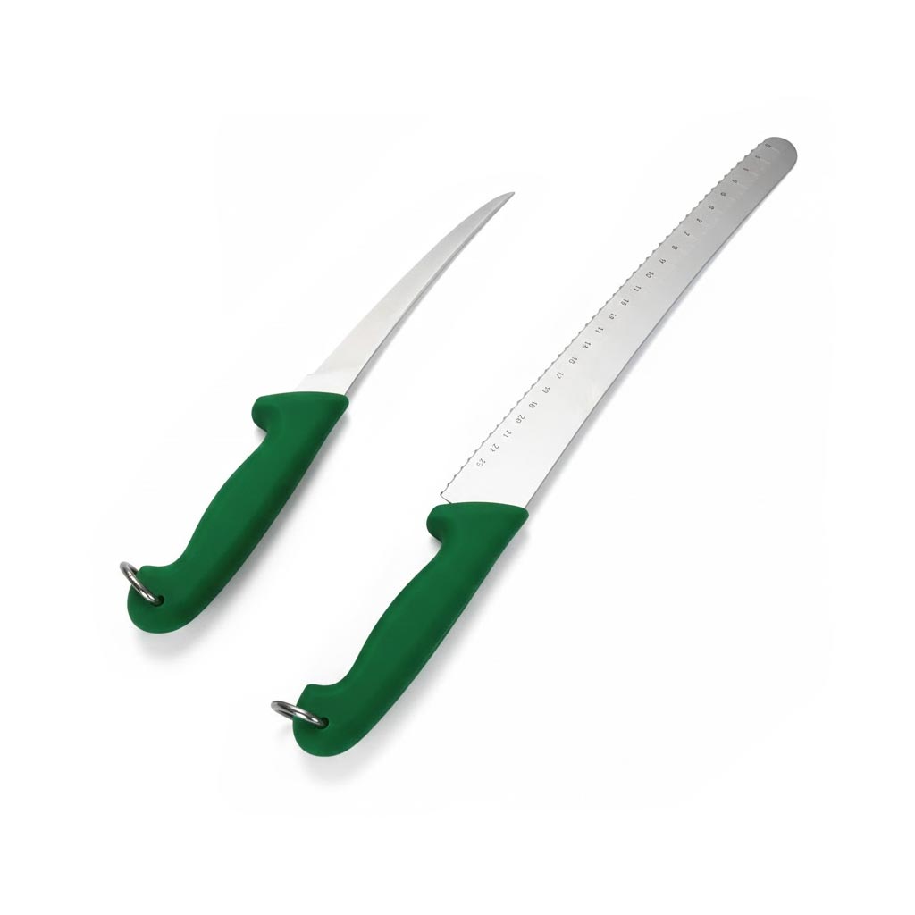 Professional Heavy Duty Insulation Knife Set - 10" & 6" Cutting Tools for Fibreglass, Foam Board, and Mineral Wool