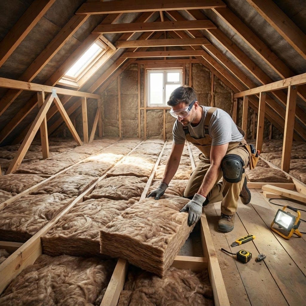 Premium High-Performance Loft Insulation Roll 100mm & 200mm for Energy Efficiency and Thermal Comfort