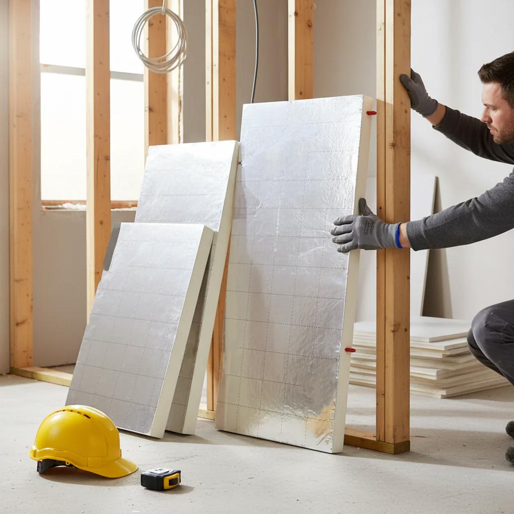 Premium PIR Insulation Boards 1200mm x 400mm - High-Performance Thermal Insulation for Walls, Roofs, and Floors