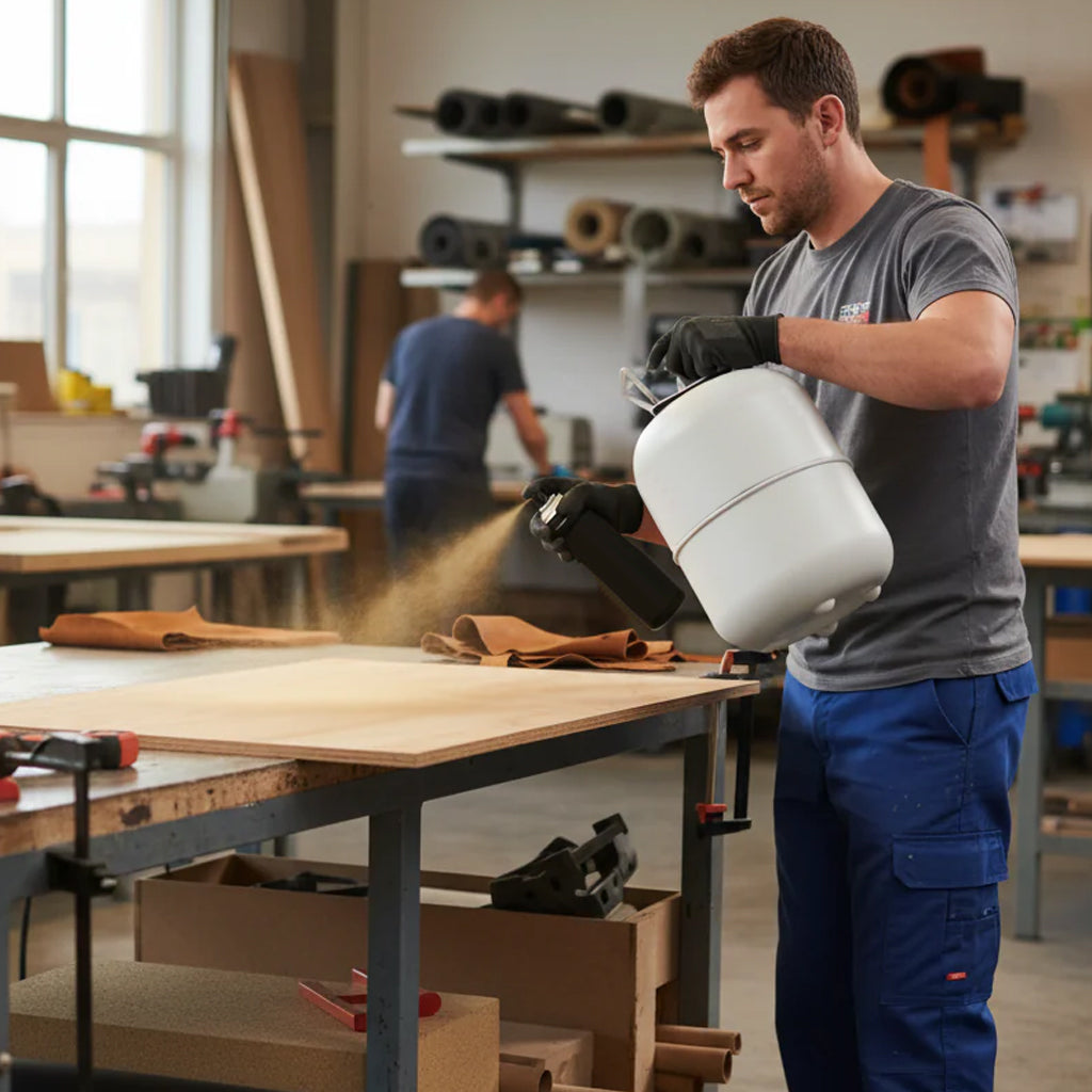 Premium High-Performance Contact Adhesive for Acoustic Installations - 500ml Aerosol with Quick Drying and Exceptional Bonding Strength