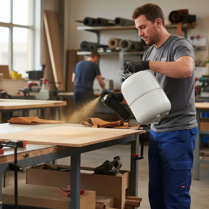 Premium High-Performance Contact Adhesive for Acoustic Installations - 500ml Aerosol with Quick Drying and Exceptional Bonding Strength