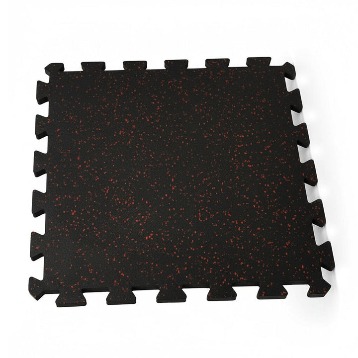 Premium 8mm High-Performance Rubber Gym Flooring with Red Flecks – Durable, Slip-Resistant, and Noise-Reducing Full Roll Coverage