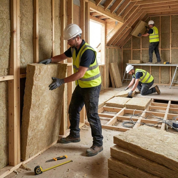 Premium Flexible Glass Mineral Wool Insulation Slab 35 for Thermal and Acoustic Performance - 400mm & 600mm Widths