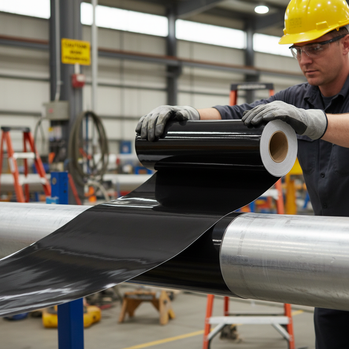 Premium Self-Adhesive Insulation Cladding for Ductwork and Pipe Systems - High-Performance Moisture Protection