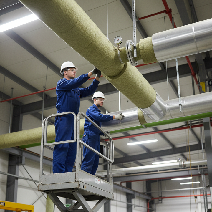 Premium Fire-Resistant Water-Repellent Pipe Insulation - High-Quality Stone Wool - Outer Diameter 15 to 76mm