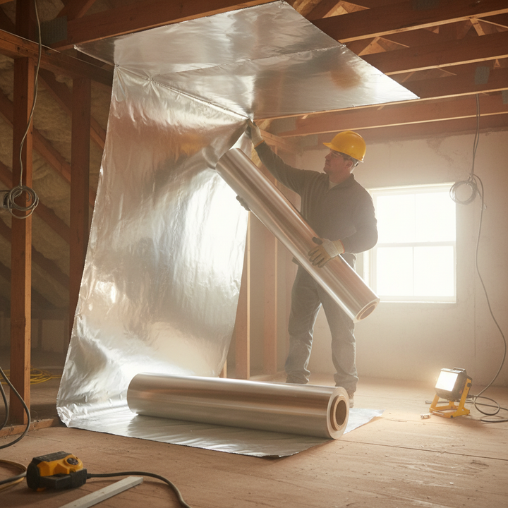 High-Performance Pure Aluminium Foil Insulation Roll for Corrosion Prevention in Industrial Applications