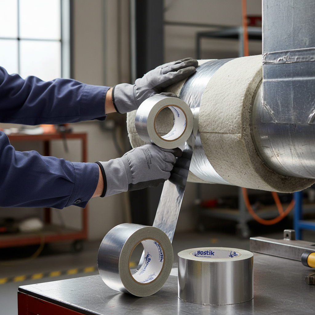 Premium Self-Adhesive Cold Weather Foil Tape for HVAC Applications with High-Tack Adhesion and Versatile Width Options