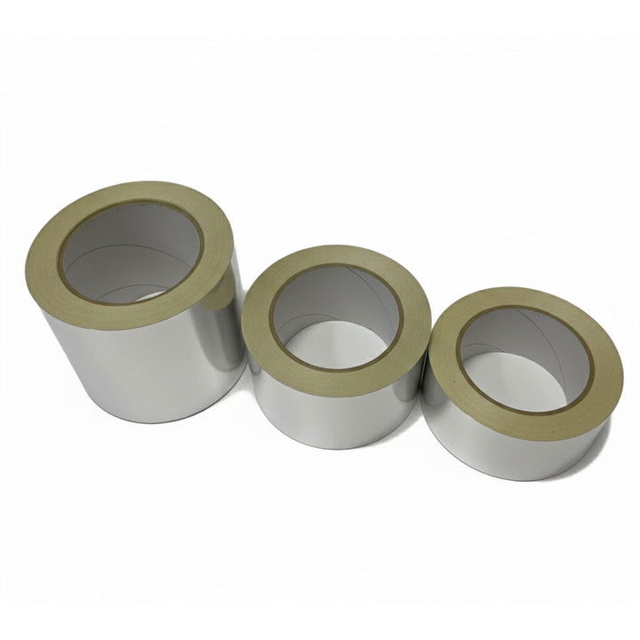 Premium 30 Micron Aluminium Foil Tape for Insulation and Sealing Applications - High-Tack Adhesive with Vapour-Tight Seal