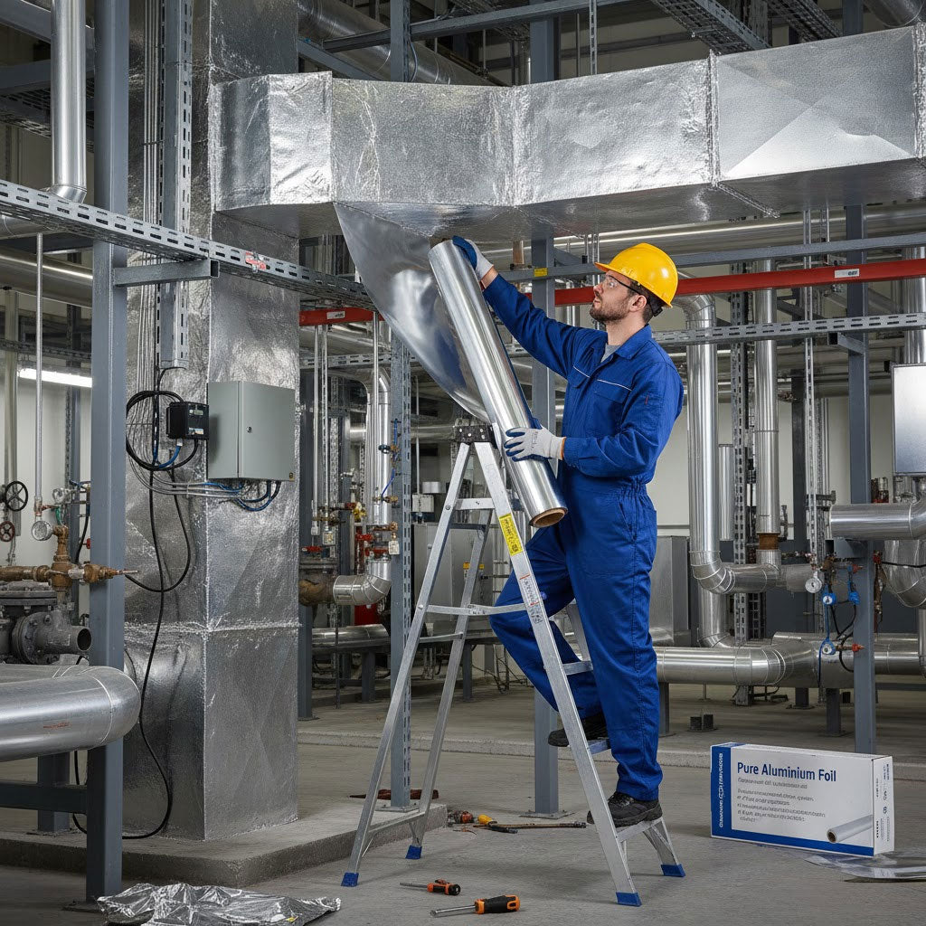 High-Performance Pure Aluminium Foil Insulation Roll for Corrosion Prevention in Industrial Applications