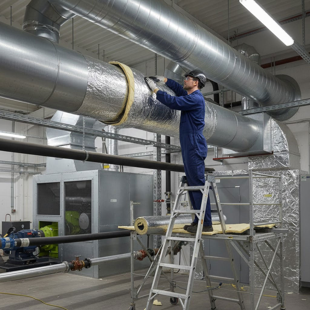 Premium Acoustic Mufti Lagging for Superior Noise Reduction, Fire Safety, and Thermal Stability - Ideal for Ducting, Pipe Insulation, and Enclosures