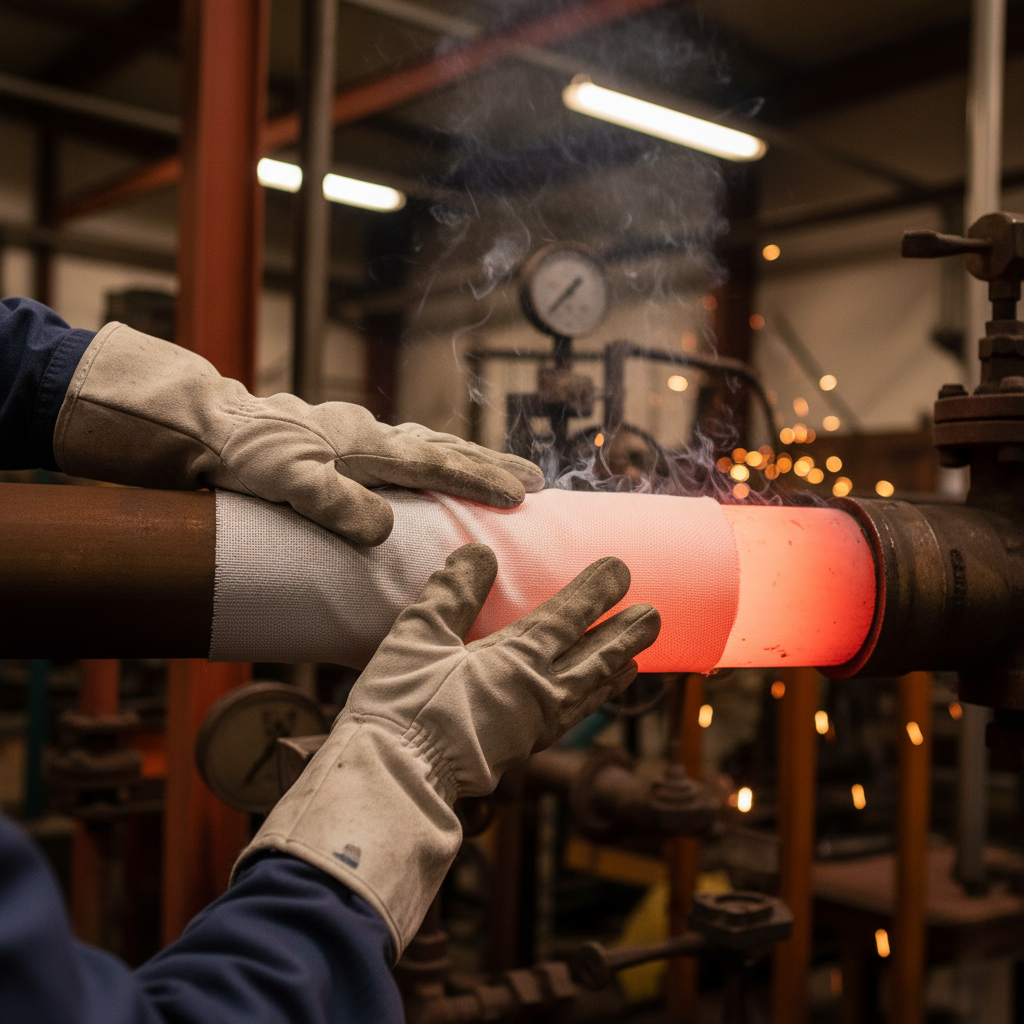 Premium Heavy-Duty High-Temperature E-Glass Cloth for Insulation, Fire Safety, and Protective Coverings - 800g Fabric, 50m x 1m Roll