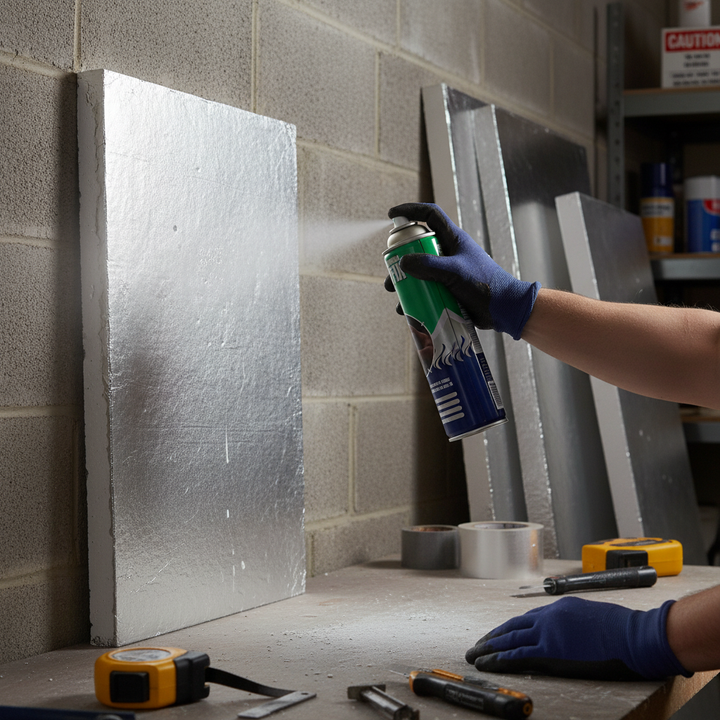 Premium Fast-Curing Spray Adhesive - Versatile, Non-CFC Formula, Ideal for Flooring, Upholstery, and General Bonding