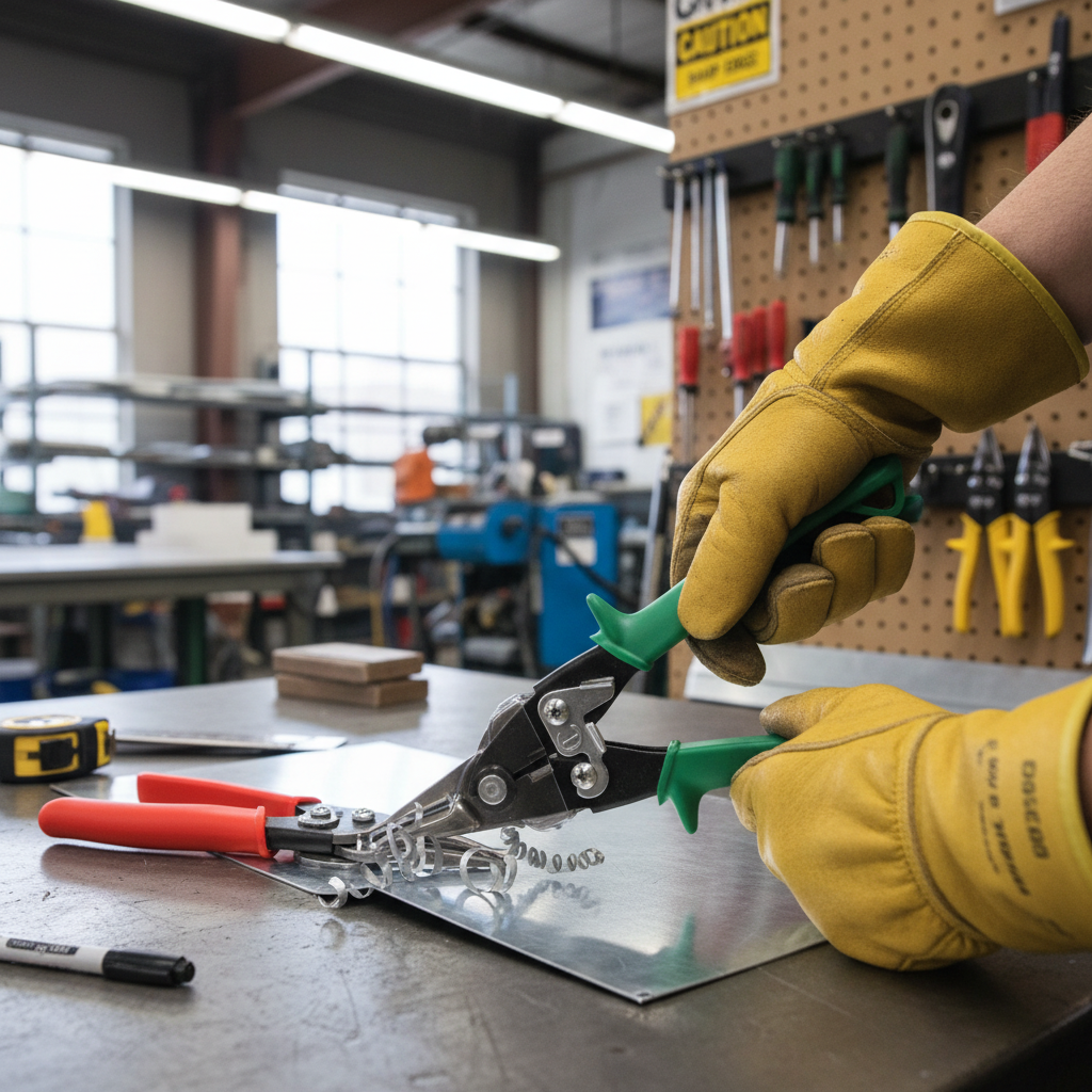 Premium High-Performance Aviation Snips for Precision Cutting with Durable Molybdenum Steel Blades and Ergonomic Grips