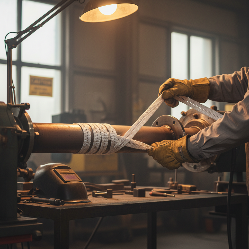 Premium High-Performance Glass Webbing Tape for High-Temperature Insulation and Flanged Joint Sealing