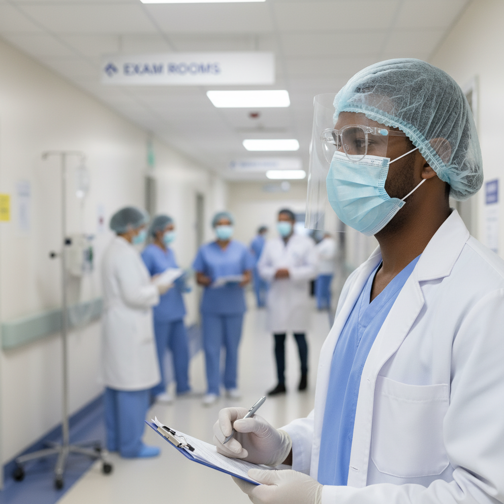 Premium Disposable Surgical Masks - Comfortable, Multi-Layer Protection with Adjustable Fit for Medical and Everyday Use (Box of 50)