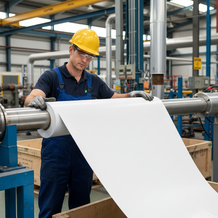 Premium Durable PVC Jacketing for Insulated Pipework - Fire-Resistant, Chemical Resistant, and Hygienic Protection