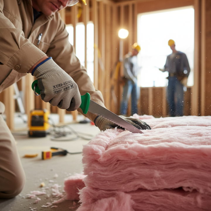 Premium 6-Inch Insulation Knife with Serrated Edge for Precision Cutting in Tight Spaces