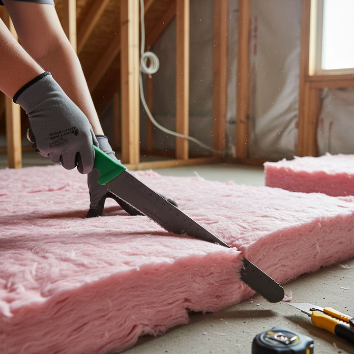 Professional 10-Inch Insulation Knife with Serrated Edge for Clean Cuts and Ergonomic Handle for Comfort